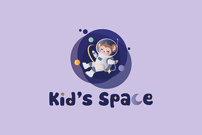 KID'S SPACE | LOGO DESIGN & BRAND IDENTITY branding graphic design logo logodesign motion graphics thietkelogo