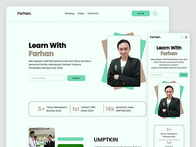 E-Learning Landing Page dark mode e learning elearning figma footer header landing landing page landingpage learning light mode portfolio section slider ui uiux website