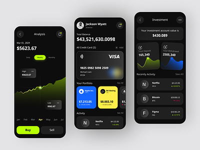 TradeSmart Trading – Investment Mobile App ai app b2b business charts crm design exchange finance fintech investment mobile money payment saas software stocks trading ui uxdesign