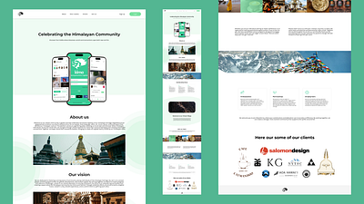 KIMA Website asian community branding website figma landing page social media app visual design web design
