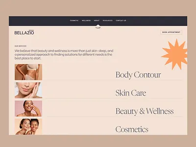 Med Spa Website Concept | Animation animation beauty design medspa ui ux web design website website design