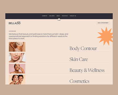 Med Spa Website Concept | Animation animation beauty design medspa ui ux web design website website design