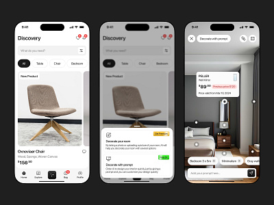 AI Interior Design Mobile App 3d views ai archi architect chair decoration discount furniture home house interior interior design layout map maps mobile price product shop shopping