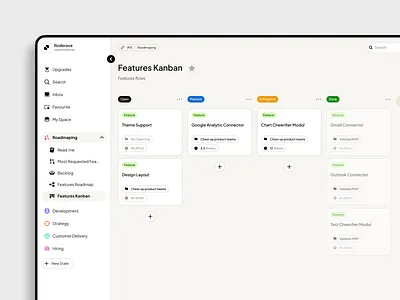 Dashboard Kanban chart dashboard dashboard kanban design details graphic kanban list minimalist propertise simple ui ux website