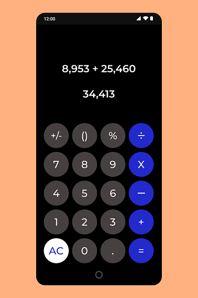 Calculator calculator dailyui design uiux