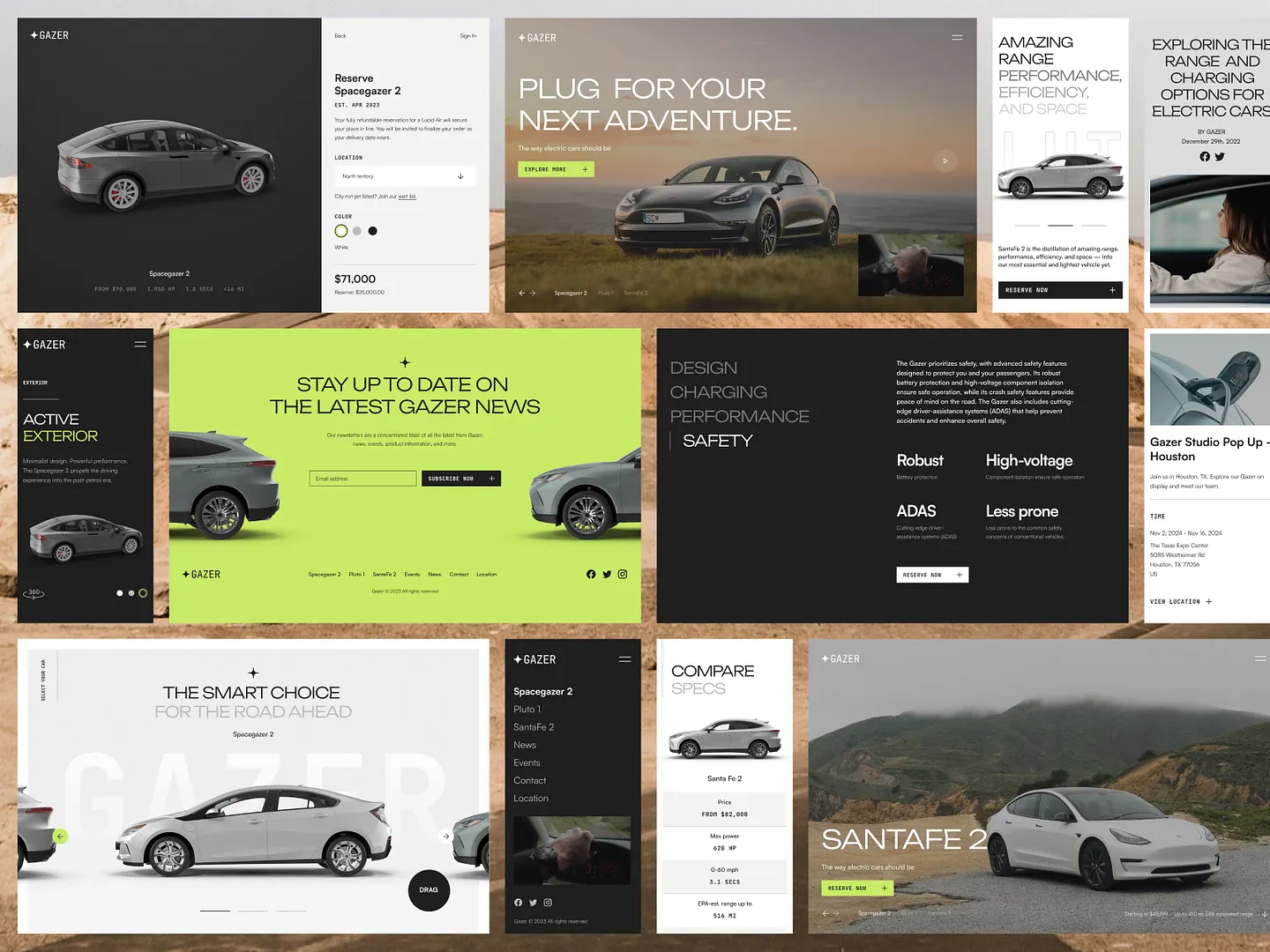 Innovative Car Dealership Website Design for Electric Vehicles