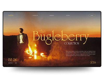Bubble - Fashion Store Website branding design fashion graphic design landing page shopify ui web design