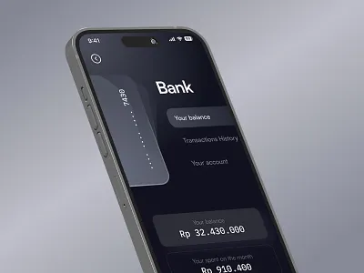 Money Manager - Card app balance bank banking card ewallet finance history iphone 15 iphone mockup mobile mobile app mockup money phone mockup transaction uiux wallet