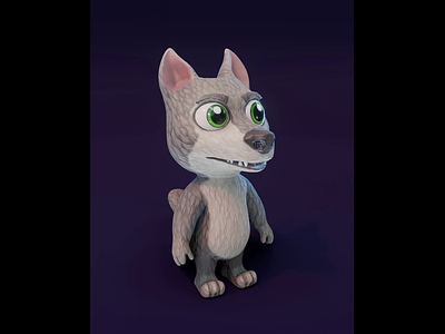 Cartoon Wolf Animated Low-poly 3D Model 3d 3d model animated wolf 3d model animation cartoon animal 3d model cartoon wolf cartoon wolf 3d model graphic design low poly motion graphics pbr rigged wolf 3d model stylized animal 3d model stylized wolf stylized wolf 3d model wolf wolf 3d model