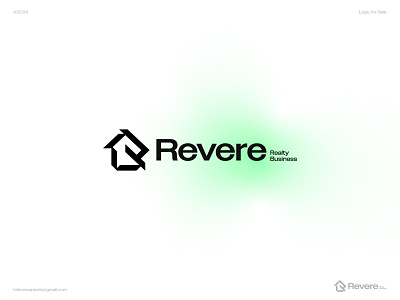 Revere Realty Business Logo Design, Real Estate Brand Logo brand brand mark branding creative design identity logo designer logo inspirations logo maker logo mark logos minimal modern r letter real estate realty simple visula identity