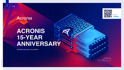 Acronis 15-Year Anniversary animation graphic design motion graphics