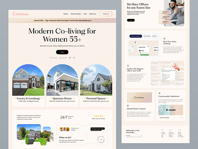 Real estate web exploration agent branding buy property filter home sell interface investment layout minimal product design property real estate agent saas sell trending typography ui ux visual website