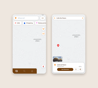 Map App app design branding map map app mobile app product design ui ui design