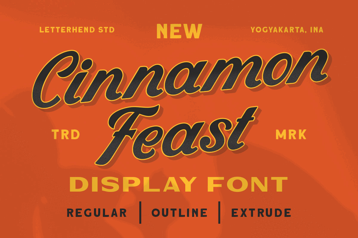 Cinnamon Feast - Display font freebies neat font