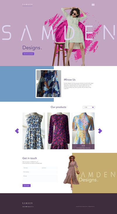 Mockup webpage design branding clothing design fashion fonts graphic design uiux webpage design
