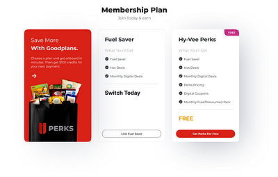 Price Comparison Design membership plan price comparison ui webdesign