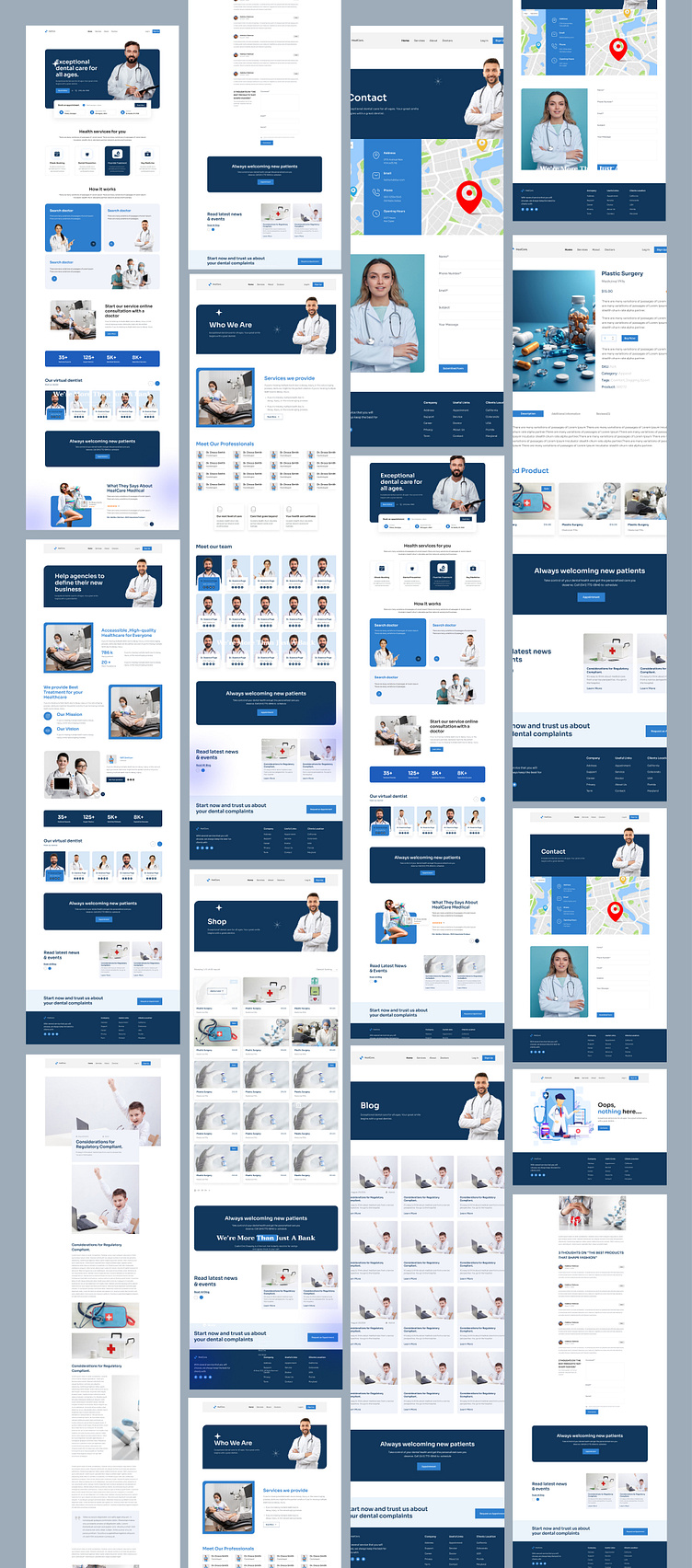 Health Care Website Design