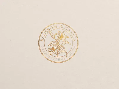 Blossom Botanica - Hancrafted Botanical Gin - Branding corporate identity