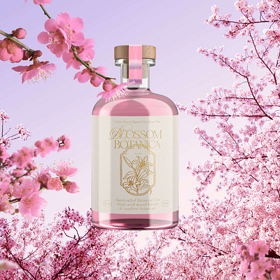 Blossom Botanica - Hancrafted Botanical Gin - Branding corporate identity