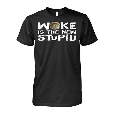 Woke Is The New Stupid Shirt design illustration