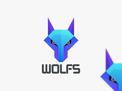 WOLFS animal animal coloring animal logo branding design graphic design icon logo wolfs wolfs coloring wolfs design logo wolfs icon wolfs logo