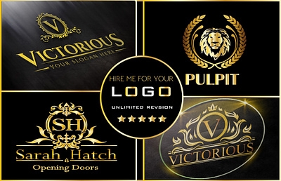 Luxury Business Logo Design abstract business logo gold gold design gold logo gold logo design graphic design logo logo design luxury design luxury logo luxury logo design pictoral typography
