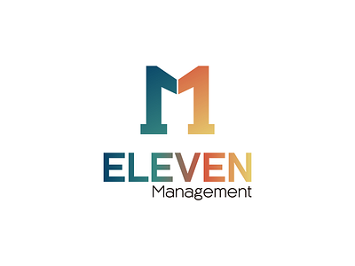 Eleven Management Logo Design brand identity cathering clothing culinary eleven food hijab letter m logo logo design m logo design scarf