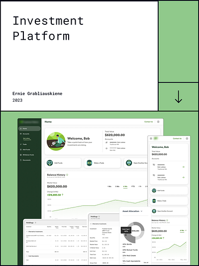 Investment Platform product design