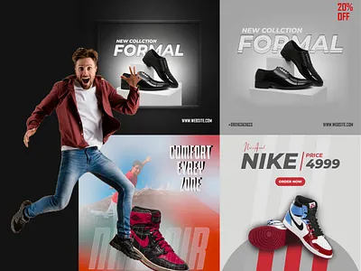Shoe Poster | Social Media Design ads banner ads design banner branding branding design cover design design flyer flyer design graphic design poster poster ads poster design shoes banner design shoes poster slider design social media banner social media design social media poster vector
