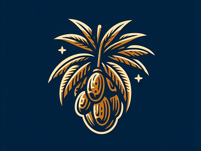Dates logo concept. branding customwork fruit graphic design logo logos