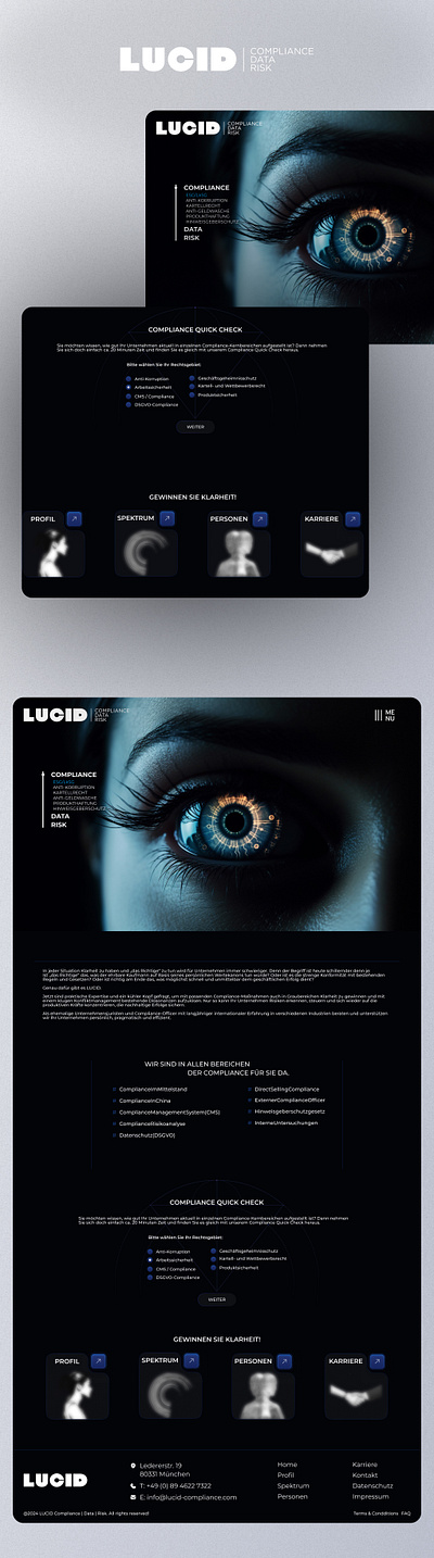 LUCID - LandingPage ai photos design figma graphic design landingpage ui ux webpage