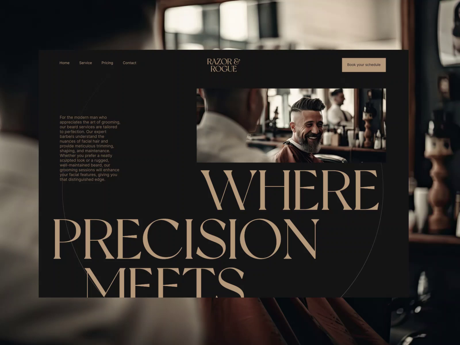 Example of Modern Landing Page Design