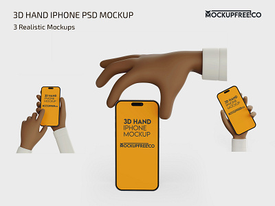 Free 3D Hand iPhone PSD Mockup 3d hand mockup 3d hand with phone cellphone design free gadget iphone iphone mockup mock up mockup mockups phone in hand product psd smartphone template templates