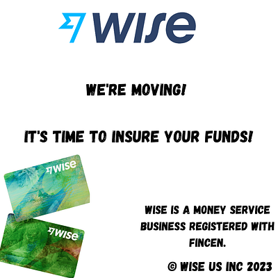 ITS TIME TO INSURE YOUR FUNDS ! 3d adobe animation branding graphic design logo moneytransfer motion graphics transfermoney ui wise wisetreansfer money