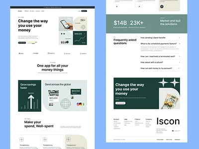 Home Landing Page branding design graphic design typography ui