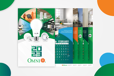 2023 Calendar branding business calendar calendar design electrical graphic design wiring