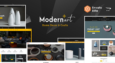 ModernArt - eCommerce Multi-Purpose Theme for Furniture, Art art decore opencart prestashop shopify woocommerce wordpress