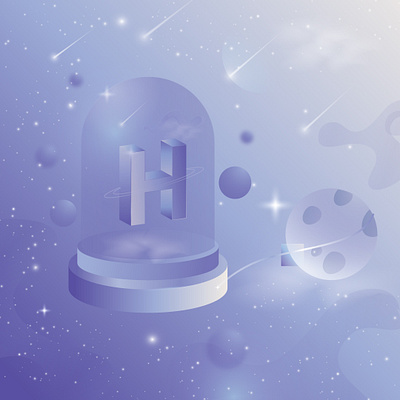 Alphabet alphabet design gradient graphic design illustration universe vector