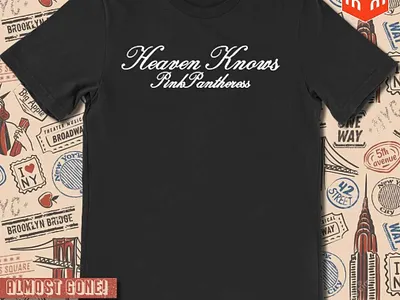 Heaven knows PinkPantheress black and white t-shirt