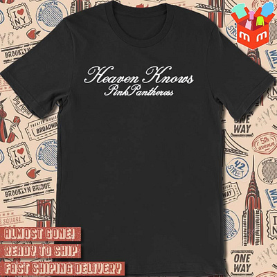Heaven knows PinkPantheress black and white t-shirt