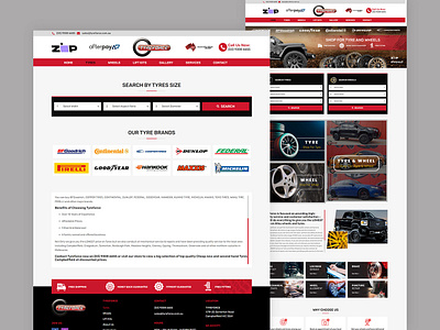 Website Design for TyreForce design logo ui ux web ui website