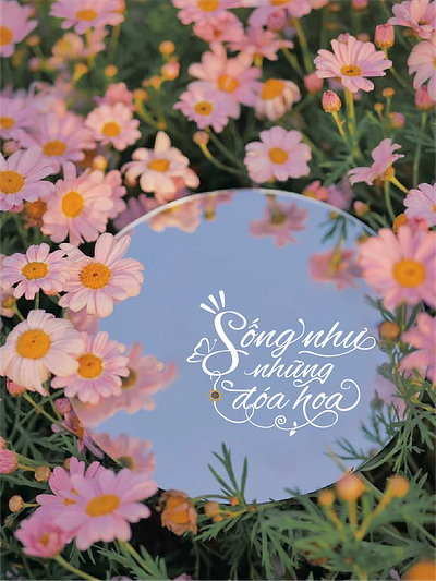 Typography design flower graphic design illustration music sunflower typography vector
