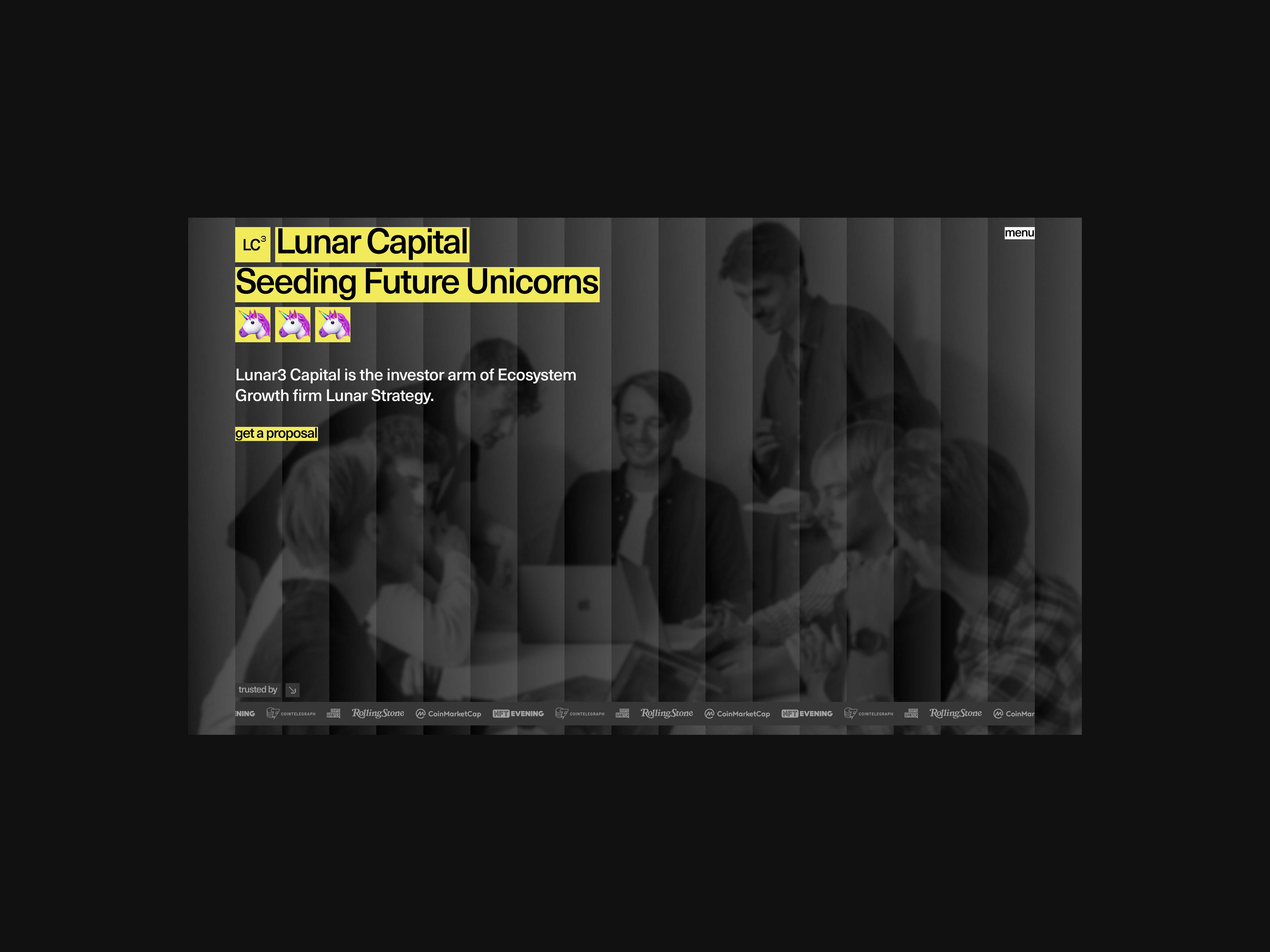 Lunar Capital Website branding design illustration logo ui ui design ux ux design web web design