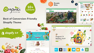 Organici - Fresh Food & Grocery Store - Shopify Theme grocery opencart organici prestashop shopify woocommerce wordpress