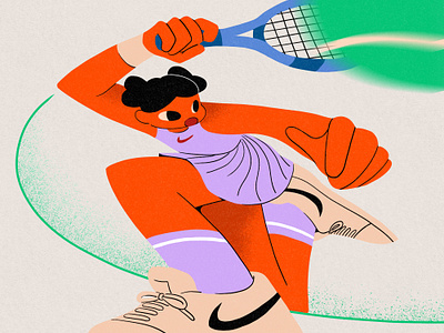 tennis brandingillust design graphic design illstrator illust illustration nike paly photoshop sports tennis