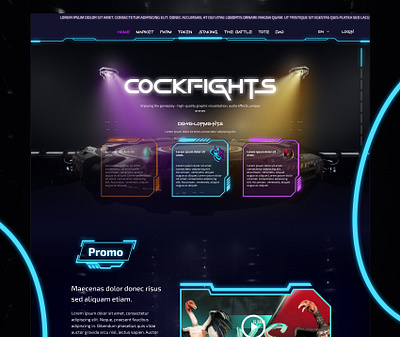 COCKFIGHTS branding design illustration ui ux