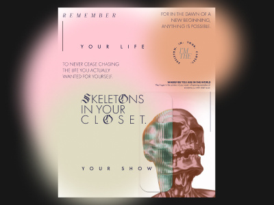 day no.2 - Skeletons in your closet branding graphic design logo motion graphics ui