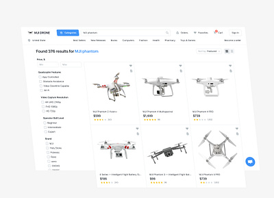 MJI Drone Online Store dashboard design designer dribbblers inspiration online store trend ui uiapp uidesign uidesigner uitrend uitrends uiwebsite uxdesign visualdesign web store websitedesign webui