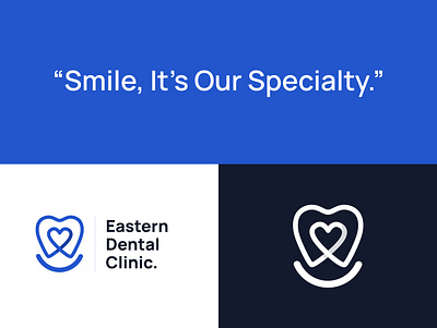 Eastern Dental Clinic - Brand Identity Design brandidentitydesign branding clean design dribbble dribbbleshot logo logodesign moderndesign ui