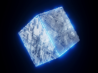 Complex Data Cube 3d animate animation bluelights c4d cinema4d communicationdesign cube data datacube design designstudent illustration motion motion graphics motiondesign neonlights redshift technology texturing
